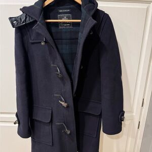 GLOVERALL Duffle Coat Wool Men's Navy M Made in England